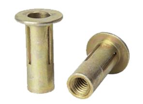 USA Stock 1200 Pcs Stainless Steel Ribbed Nut Kit Nutsert Tool Kit Rivnut Insert M3-M12 Rivet Nuts Fastening Threaded Insert Nut with Case
