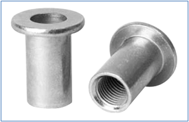 Regular Rivet Nuts also known as flat head rivet nuts