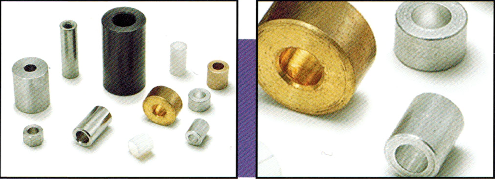 An array of Fascomp Electronic Spacers. Rivet Nut USA is a Fascomp Electronic Spacer Distributor.