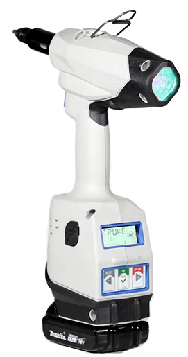 Bollhoff NEO B109, Rivet Nut USA B4109, battery operated installation tooling, setting tool, pull to pressure, medium to high volume production