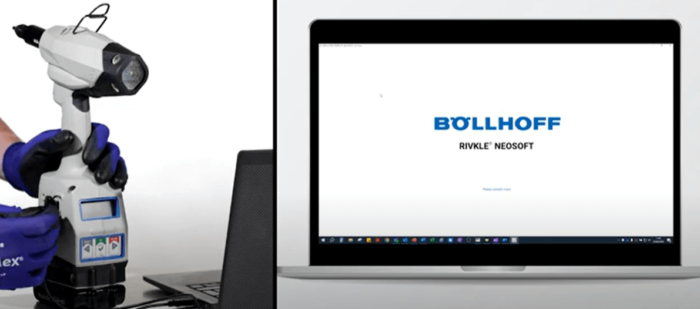 Bollhoff Neo Neo B109 Rivet Nut USA B4107, B4109, battery operated installation tooling, setting tool, pull to pressure, medium to high volume production, Neosoft software