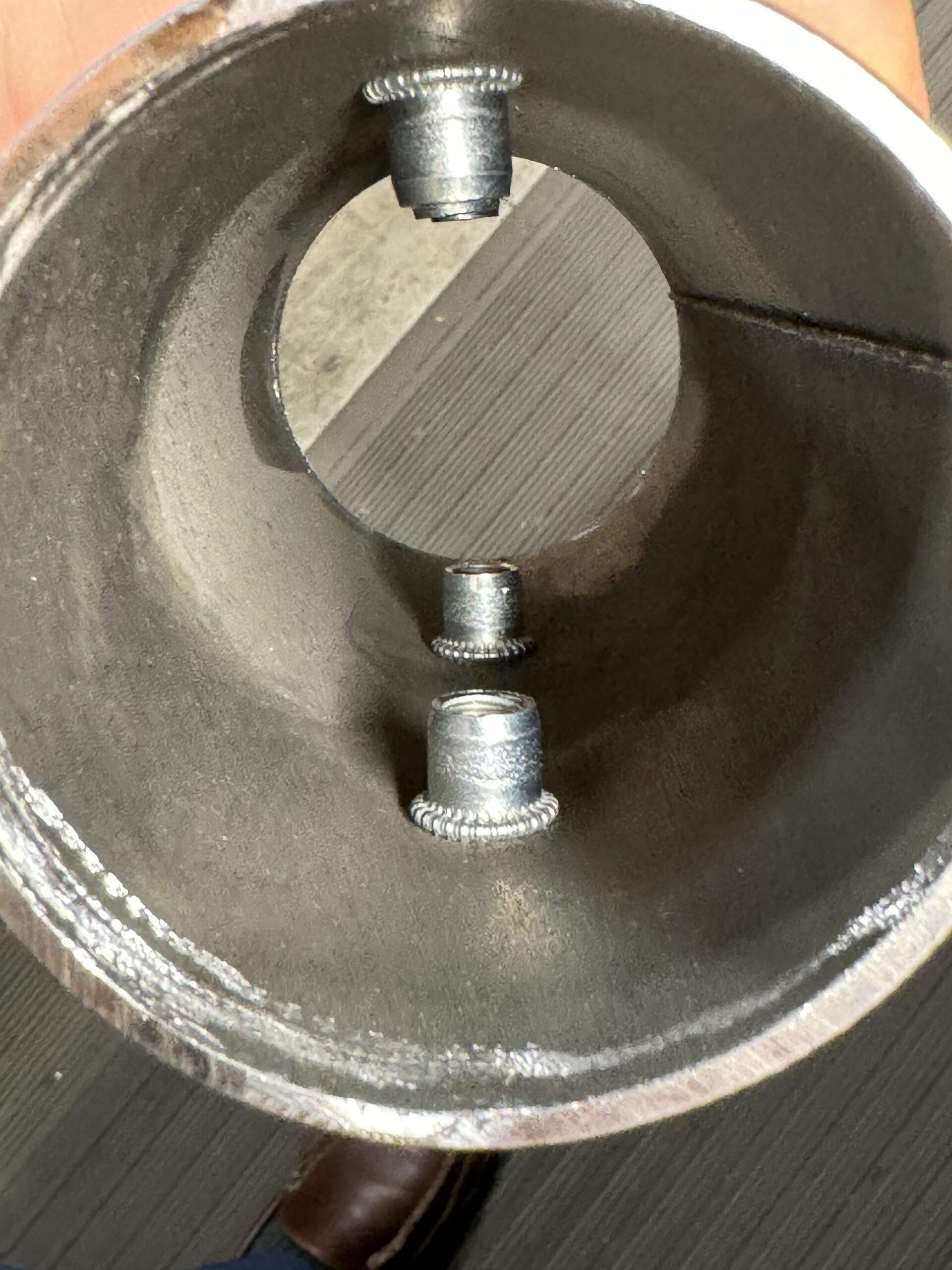 Bollhoff, Hex Nut, Installed Hex Nut, rivet nut, round tube